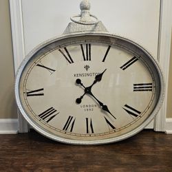 Pier 1 Large Metal Wall Clock