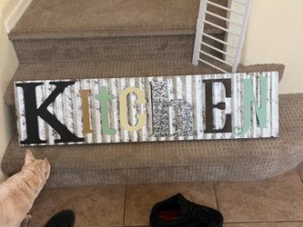 Kitchen sign