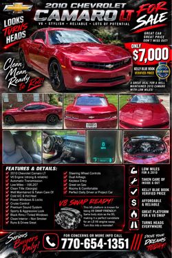 2010 Chevrolet Camaro LT V6