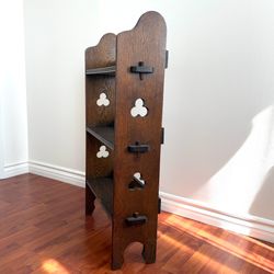 Antique Liberty & Co. Sedley Oak Bookcase c1900 Arts & Crafts Trefoil English