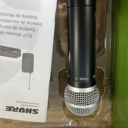 A Set Of 2 Shure Microphone Dual Chanel 