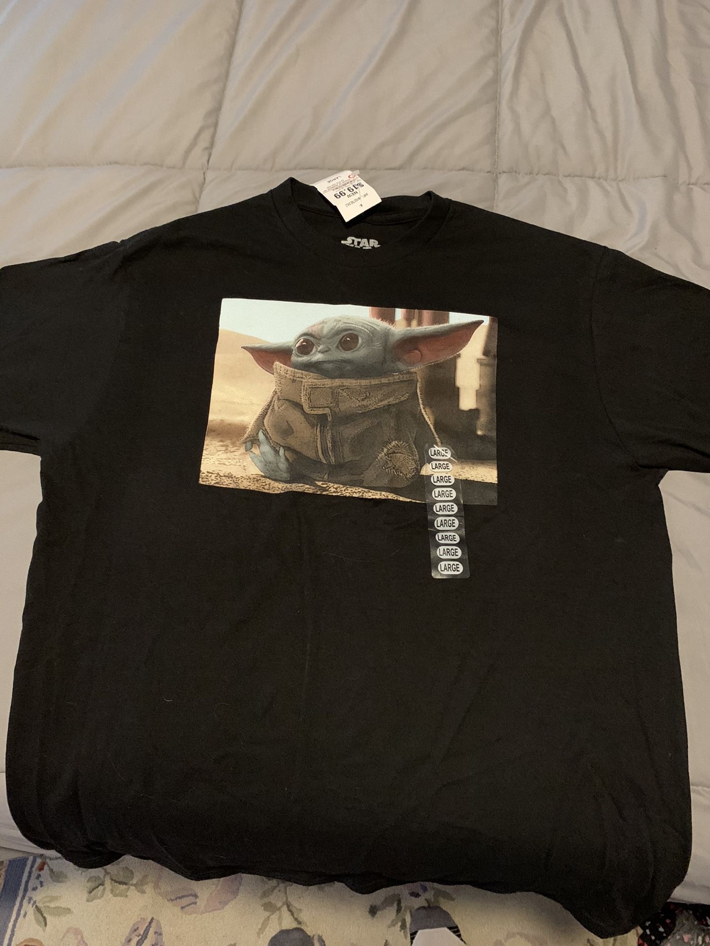 Star Wars Baby Yoda Shirt (Men’s Large)