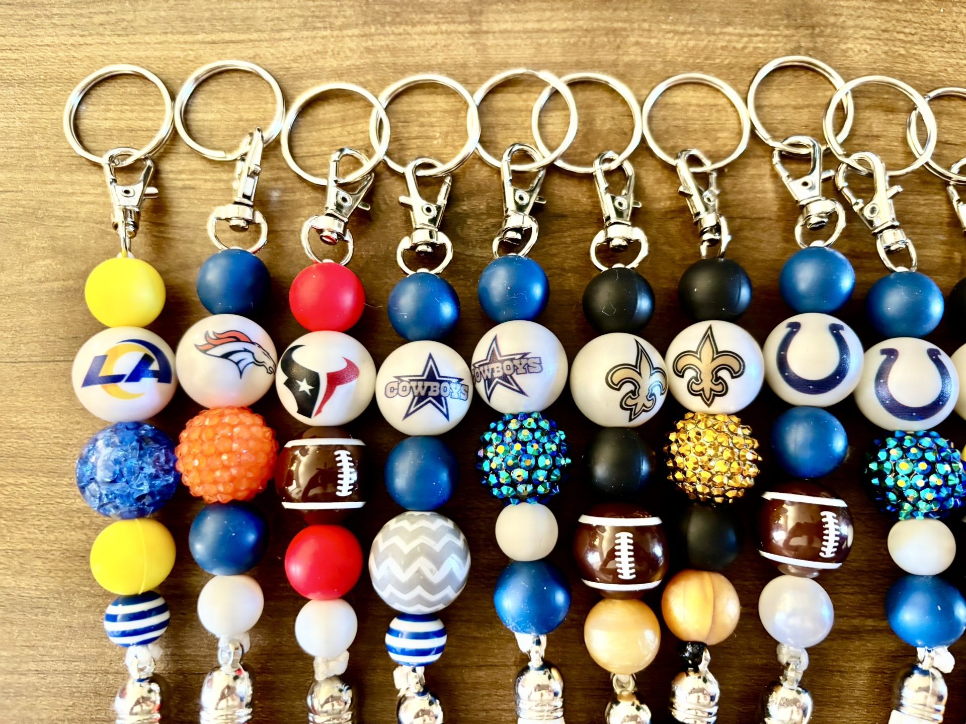 Football Keychain/Purse Charms