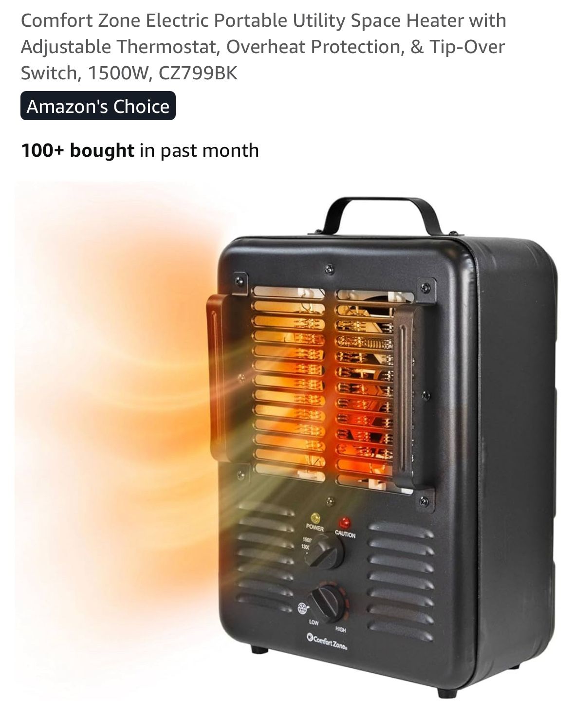 Electric Utility Heater