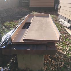 Kitchen countertops with laminate coating already and sinkhole cut out