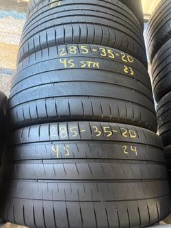 20” tires michelin 285/35/20 with free installation $140