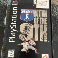 Sony PlayStation 1 Black Label Bottom Of The 9th 1996