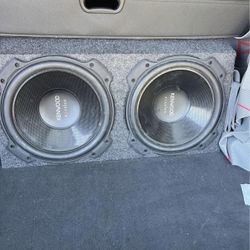 12in Subwoofers W/ Amp