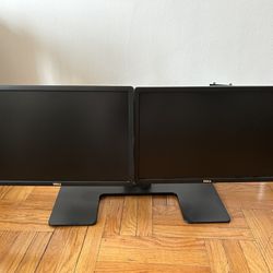 Dell P2213 Monitor And Dual Stand