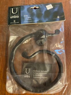 2 Brand New Umbra brand SPA towel rings