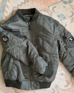 Superdry MA-1 Bomber Jacket – Olive Green – Men’s Small