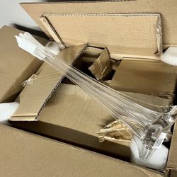 20 Inch Eiffel Style Glass Vases