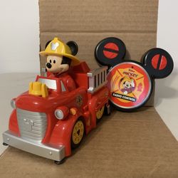 Disney Junior 9” Remote Control Mickey’s Fire Truck (Batteries Included) $26
