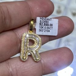 10k Diamond Pendant 