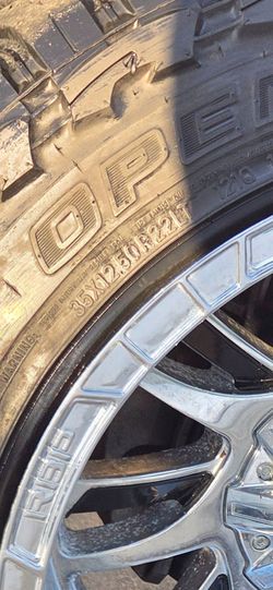 22x12.5 RBP rims and toyo tires