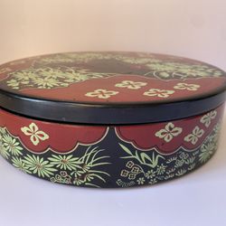 Vintage Ornamental Storage Container 