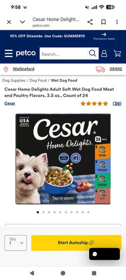Cesar Dog food NEW