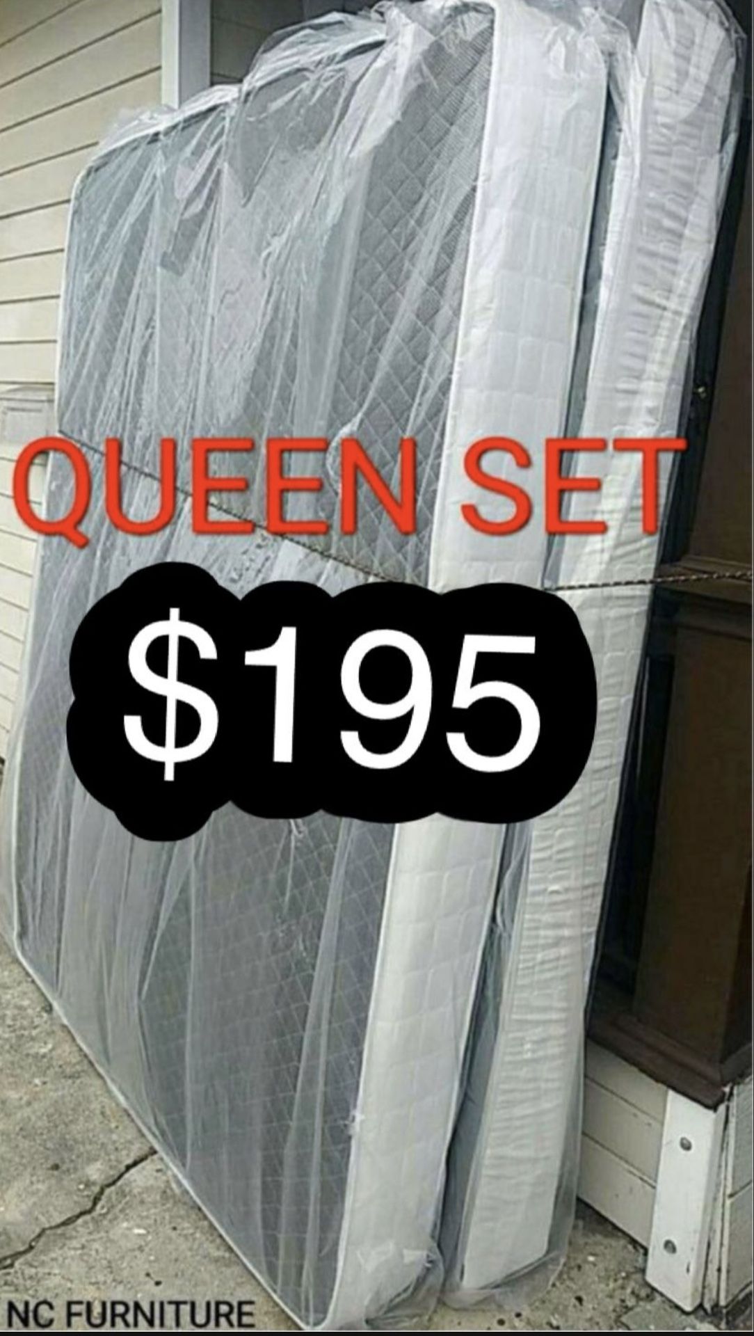 QUEEN MATTRESS AND BOX SPRING