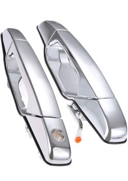 07 Up Chevy GMC Outside Pair Chrome NEW HANDLES OEM QUALITY