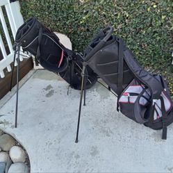 (2) Tour X Stand Golf Bags