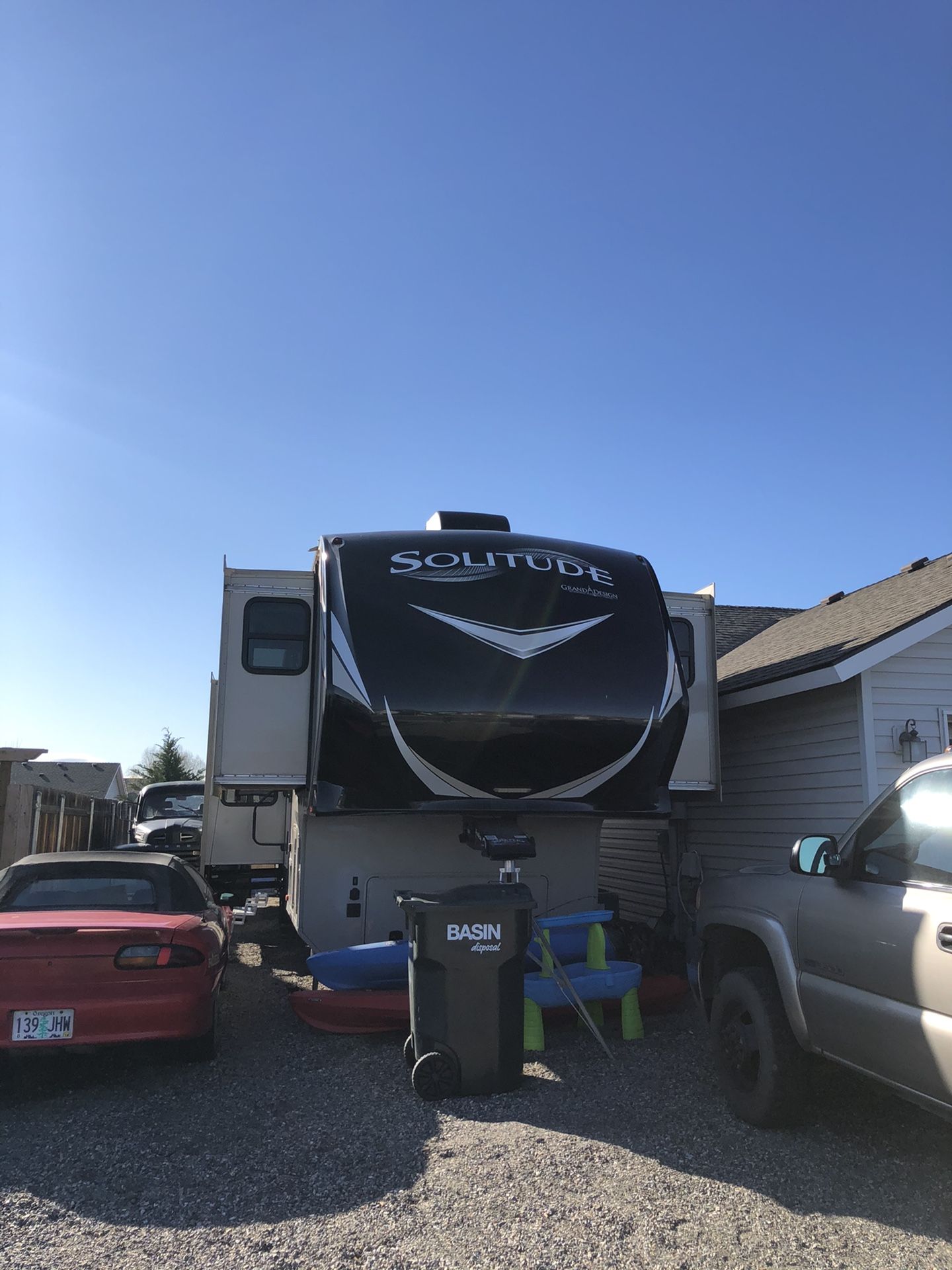 2017 Grand design 42 foot trailer and Chevy Dooley for price of 1