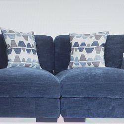 Navy Loveseat Sleeper Sofa 4 SALE!!!-$350