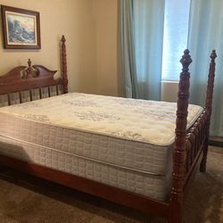 Davis Cabinet Company Full Size Poster Bed In Cherry