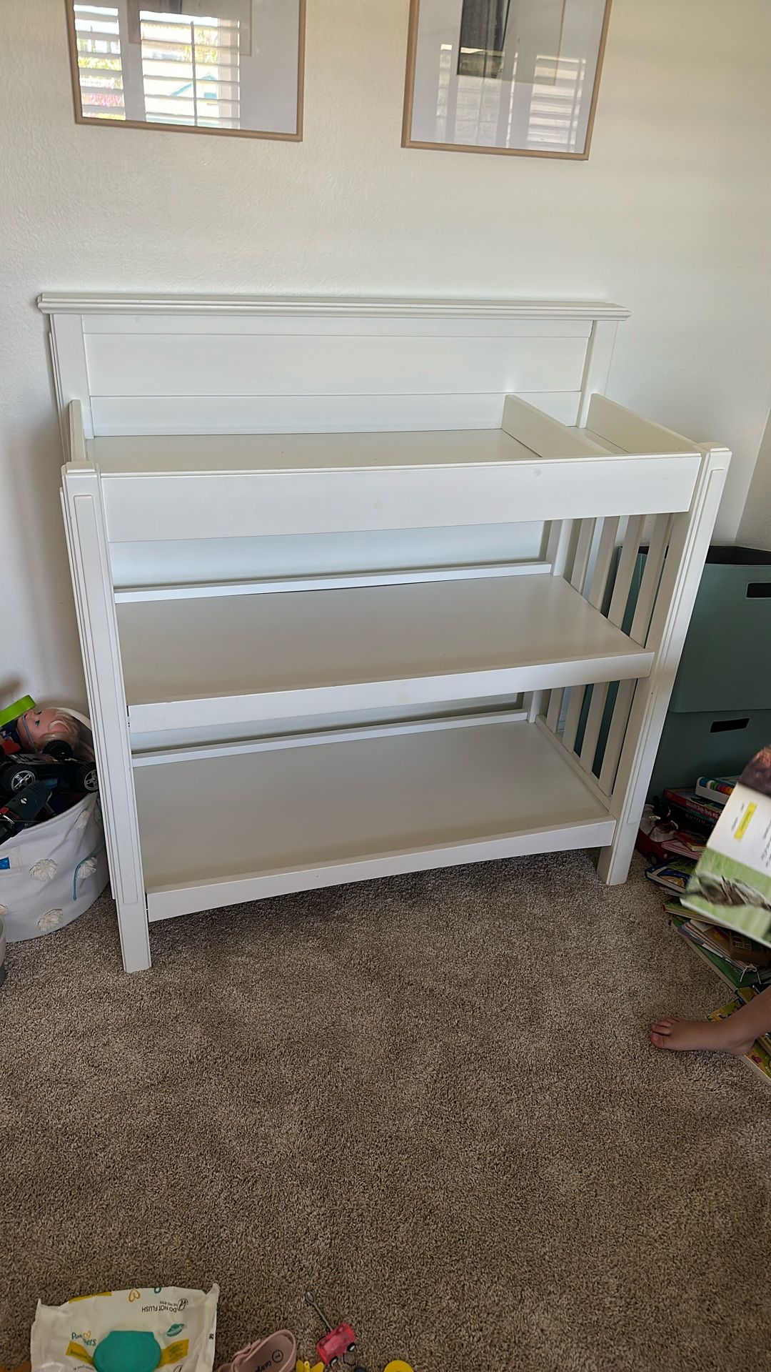 White Changing Table
