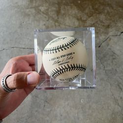 2001 mlb all star game baseball + bobblehead