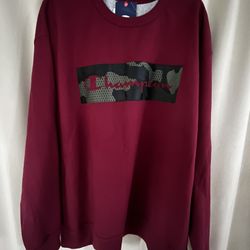 Brand New Champion men's 2XL cranberry sweatshirt