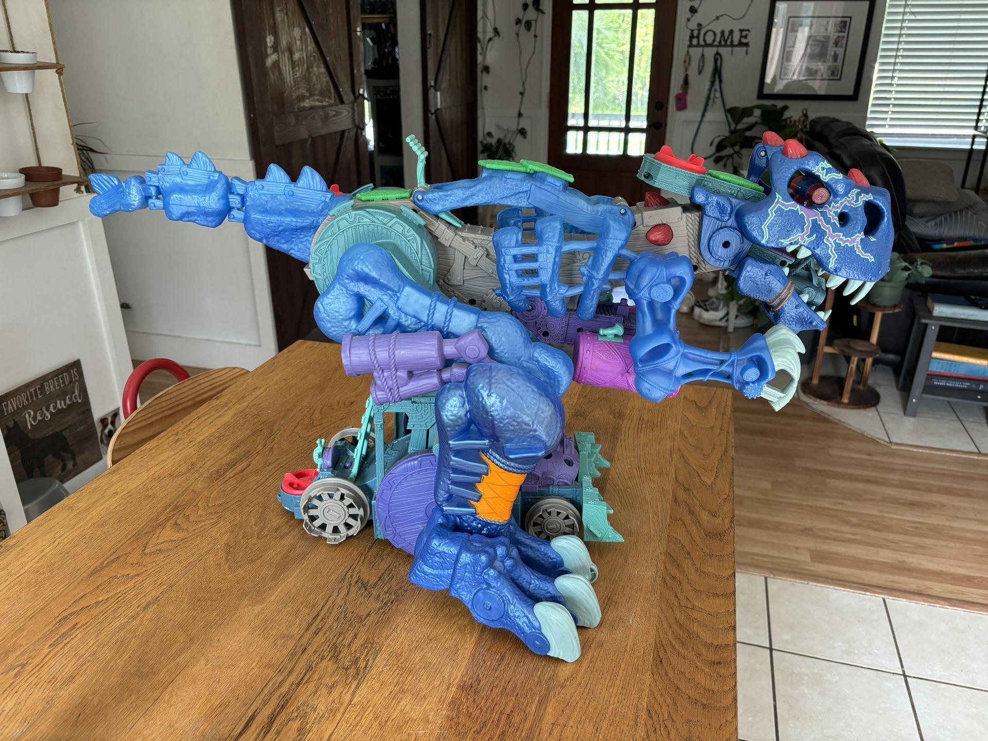Imaginext Ice T Rex and Smaller T Rex