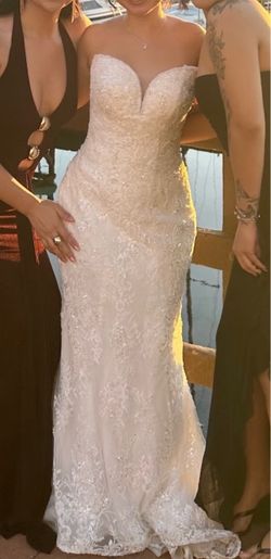 Mermaid cut wedding dress