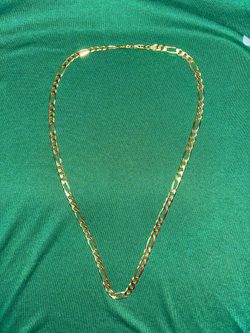 14k Solid Gold Figaro Chain
