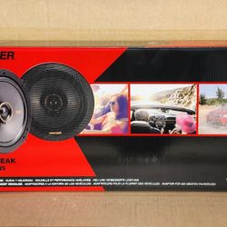 Kicker KS650 Car Speakers Set 6.5" 2-Way Coaxial Speaker System 200 Watts 51KSC6504 🚨 Payment Options Available 🚨 No Credit Needed 🚨 