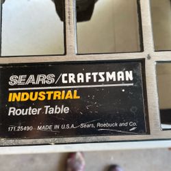Craftsman Industrial Router Table