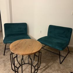 Coffee Table and Chairs 