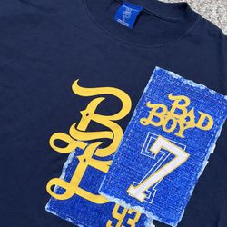 Vintage Bad Boy Records Athletics Puff Daddy Rap Hip Hop Tee Shirt XXL 90’s