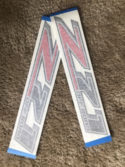 CHEVY Z71 BED DECALS_STICKERS