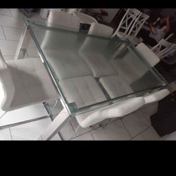 Glass Dining Table 