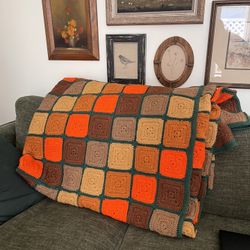 Vintage Crochet Blankets and Quilts $50-$100