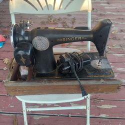 Antique Singer Sewing Machine, Parts...