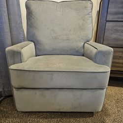 Gray Rocking Recliner