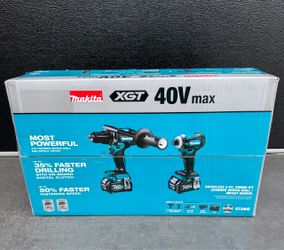 Makita 40V Max XGT Brushless Cordless 2-Pc. Combo Kit (Hammer Driver-Drill/Impact Driver) 2.5Ah $469 Plus tax at Home Depot $515 after tax