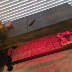 Nice Coffee Table With Rgb Lighting And Compartments