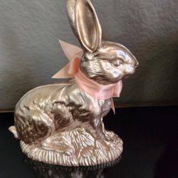 Gold Resin Bunny