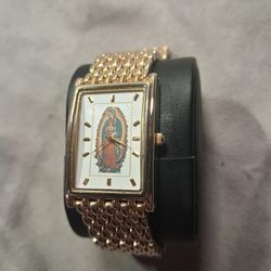 Guadalupe Mary Watch Gold New Only 39$