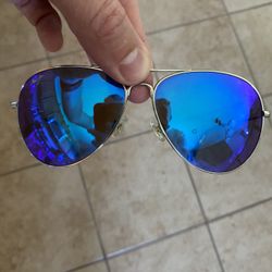 Maui Jim Polarized Blue Lens Aviators 