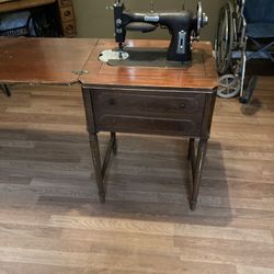 Antique domestic sewing machine.