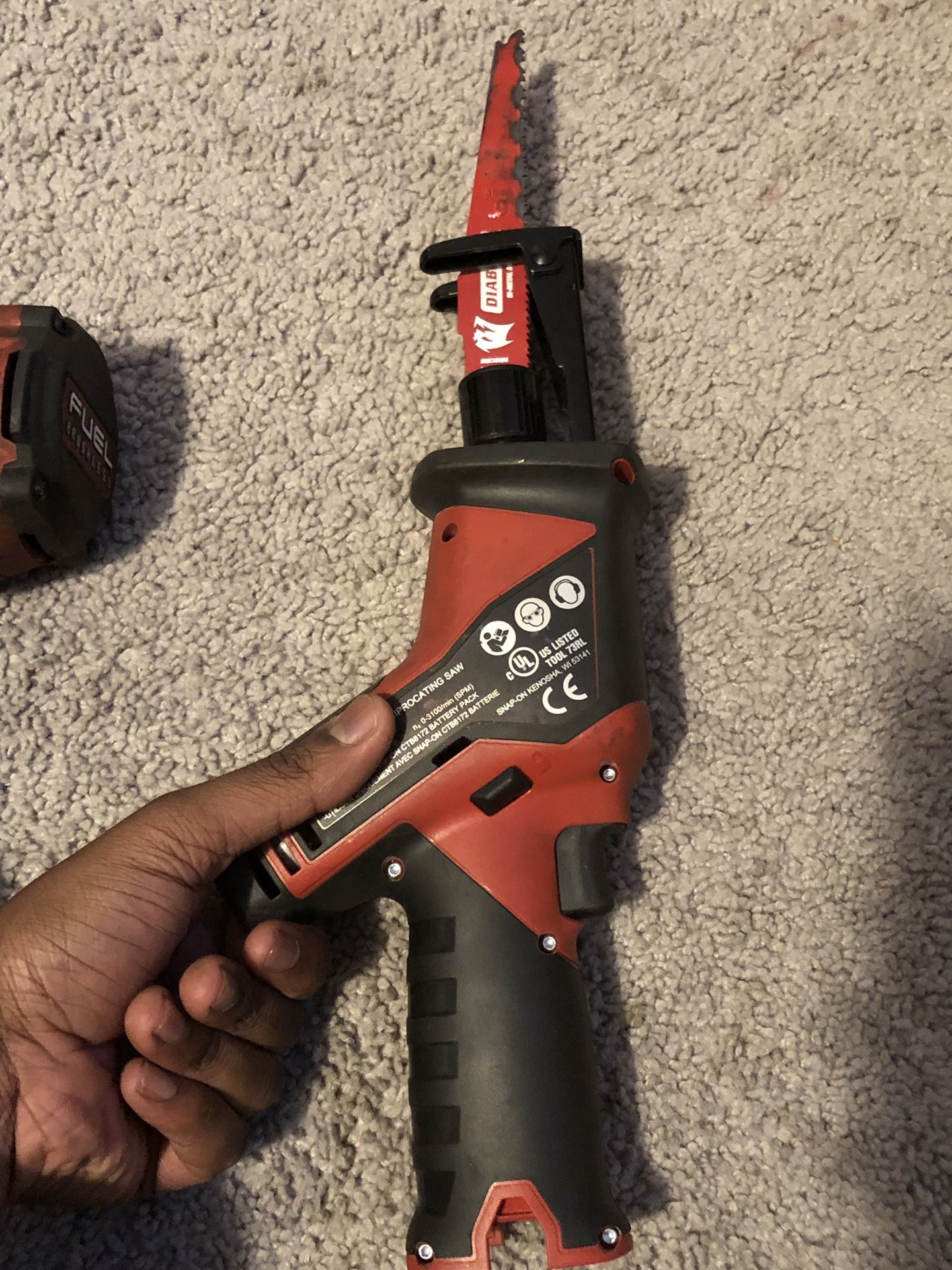 Snap On cordless sawzall 14.4 for Sale in Baltimore, MD OfferUp