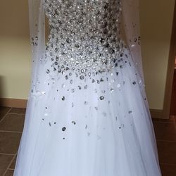 Beautiful princess wedding dress